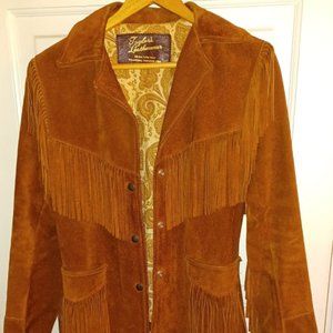 Brown Suede Leather Jacket